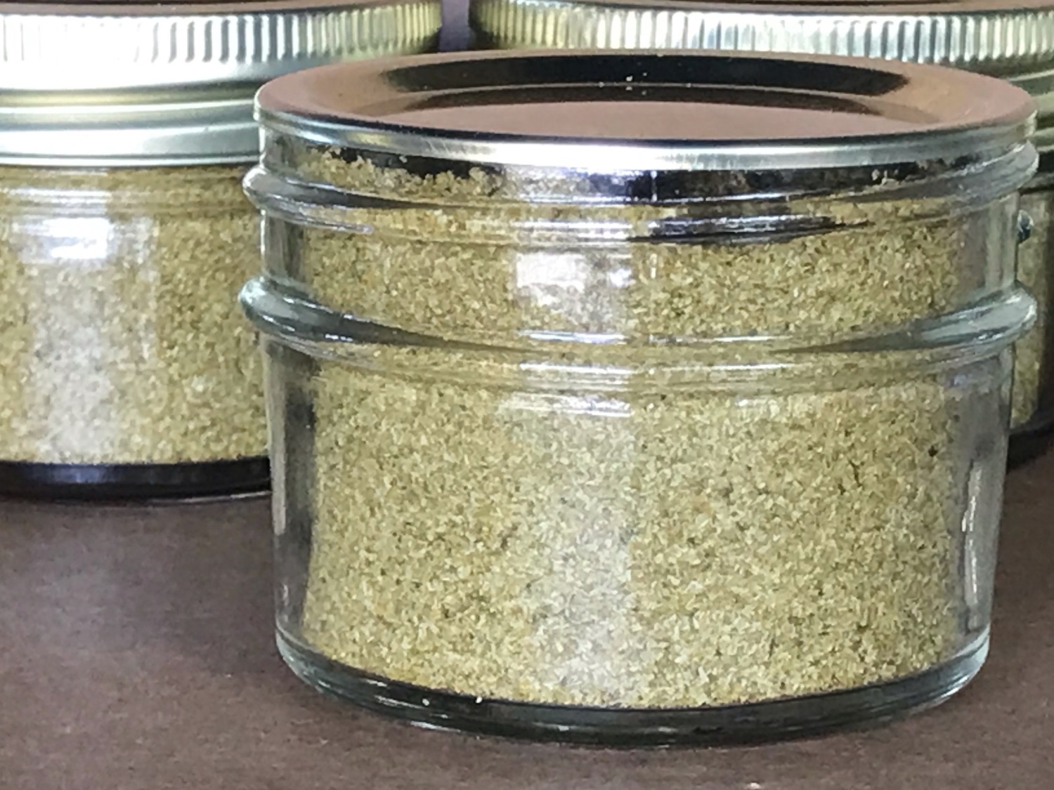 Extra Virgin Hop Oil jars of lupulin wax
